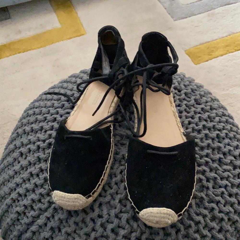 Black espadrilles